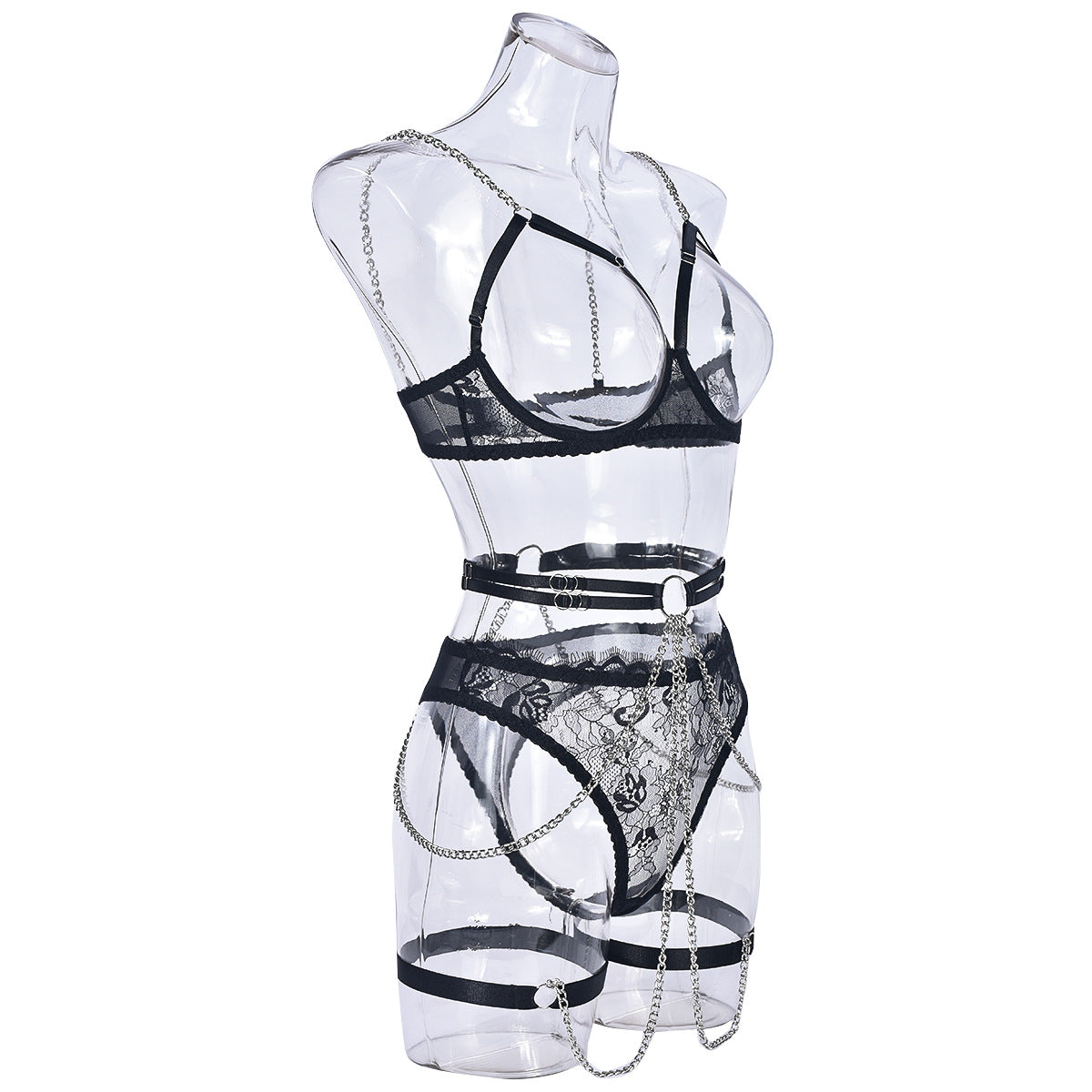 Chained Allure Lingerie Set