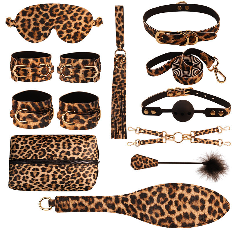 Chic Leopard Luxe Bondage Set