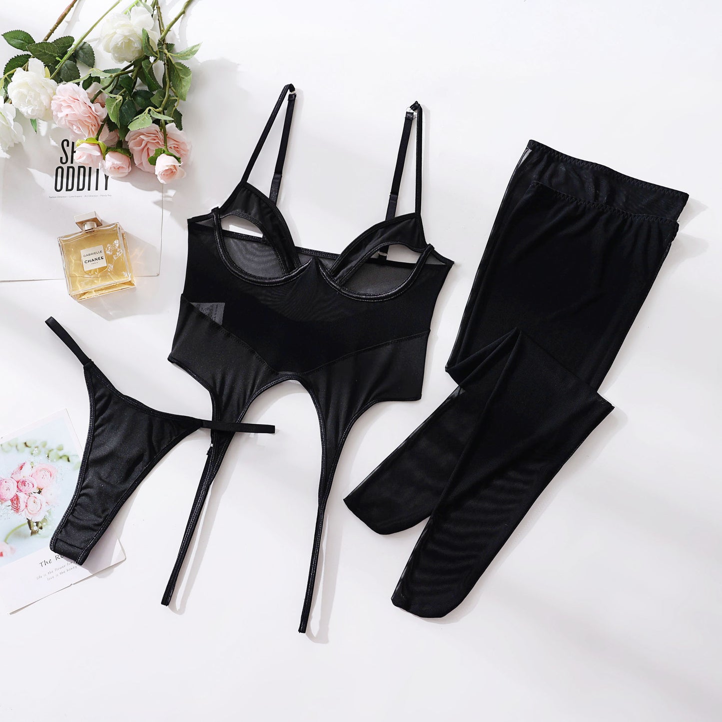 Mesh Seduction Lingerie Set