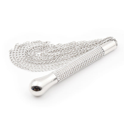 Rhinestone Adorned Chain Whip